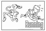 Coloring Running Pages Sports Kids Children Sport Printable Popular Coloringhome Books sketch template