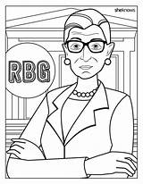 Ruth Ginsburg sketch template