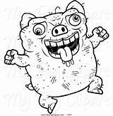 Ugly Coloring Pages Getcolorings Printable Color Swine Clipart Print sketch template