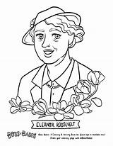 Coloring Pages Eleanor Roosevelt Drawing Sheets Color Women Kahlo Frida Gucci Mane Bust Month Colouring Kids Getdrawings Books Worksheets Babes sketch template