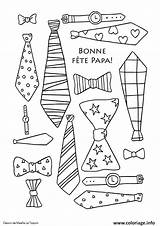 Fete Coloriage Peres Papa Cravates Fête Maternelle Papas Mandala Colorier Pere sketch template