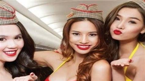 popular vietnam airline has bikini clad flight attendants