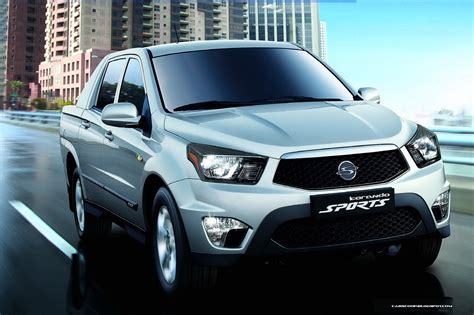 ssangyong introduces  korando sports  south korea  cars