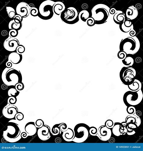 black white frame stock image image