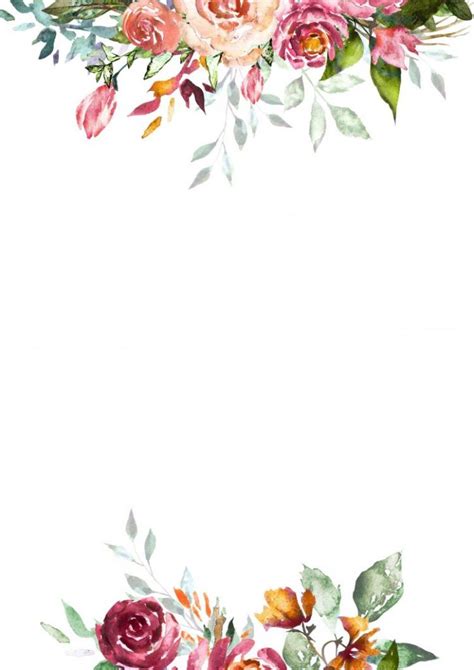 background undangan pernikahan elegan simple batik bunga