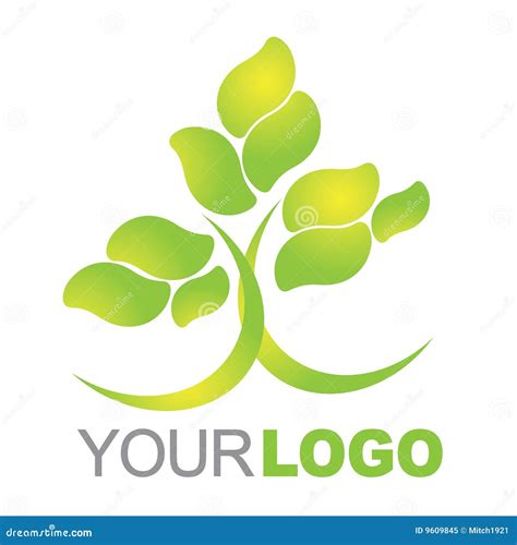 green logo stock vector illustration  vector symbol