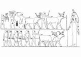 Geroglifici Egitto Egizi sketch template