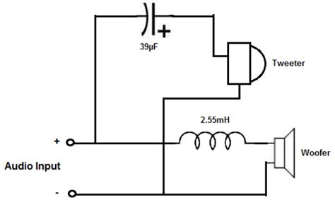 simple speaker circuit diagram