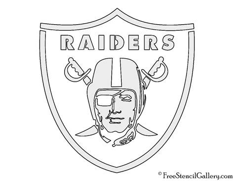 football coloring pages oakland raiders logo sports coloring pages
