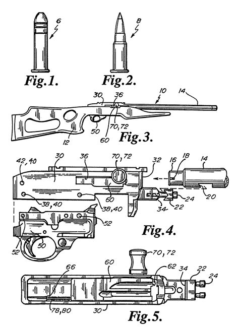 patent  conversion kit  method   ruger  semi automatic  caliber rim