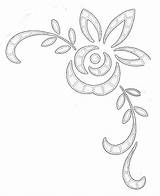 Embroidery sketch template