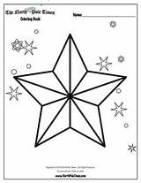 Coloring Pages Star Christmas Kids sketch template