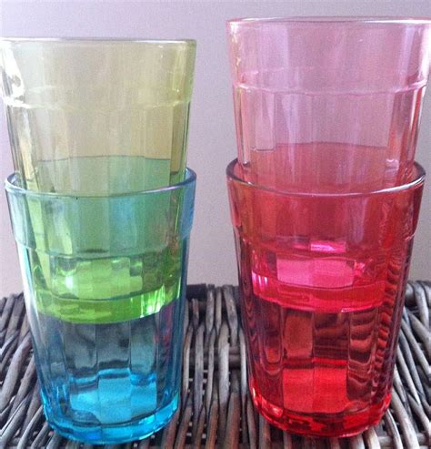 Set Of Four Colourful Glasses By The Forest And Co Notonthehighstreet