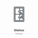 Shelves Editable sketch template