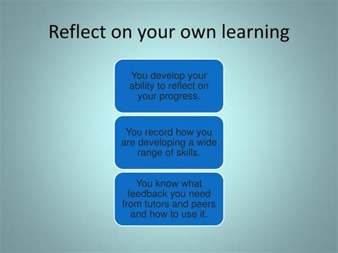 independent learning  responsibility    learning