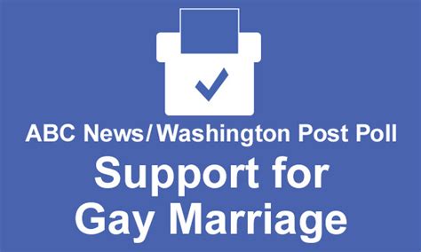 poll shows growing support for gay marriage abc news