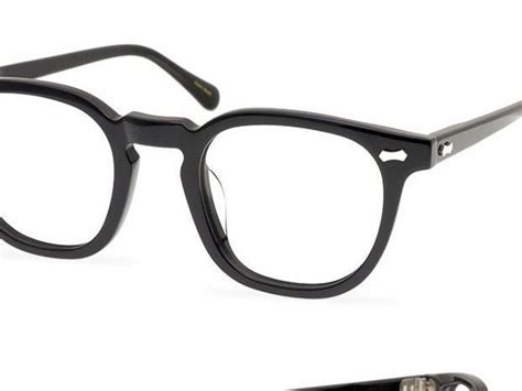 black retro horn rim glasses p3 frames 1960s vintage style eyewear