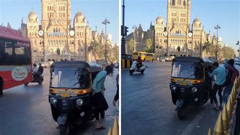 mumbai rickshaws  allowed  ply  sobo spotted  csmt