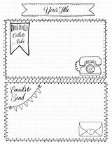 Journal Bullet Printables Pages Template Choose Board Planner Any Layout Size Print sketch template