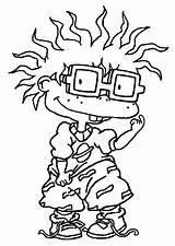 Rugrats Chuckie Colorear Finster Cool2bkids Chucky Colouring Cartoons Esponja Bob Pickles Tatuajes Reptar sketch template