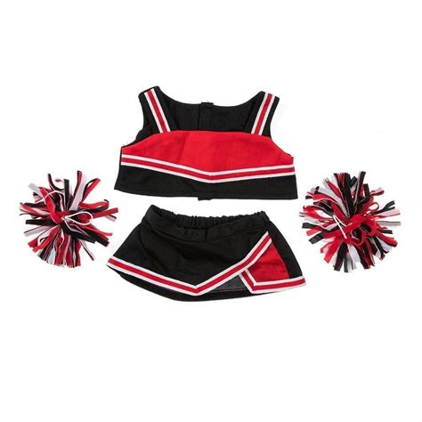 16 Black And Red Cheerleader The Bear Factory