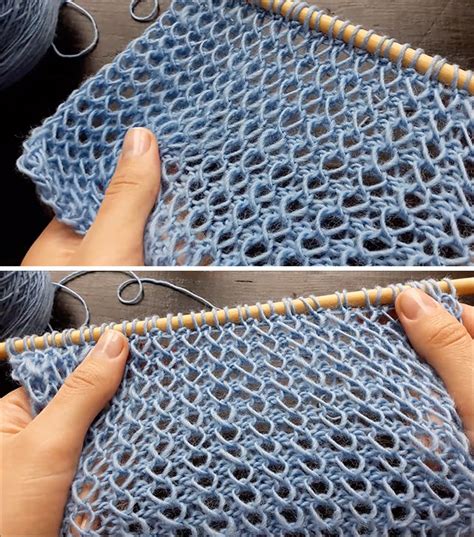 knitting lace pattern   learn easily crochetbeja