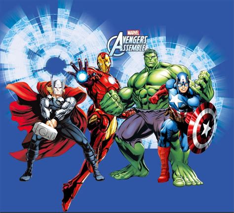 10x10ft Avengers Spiderman Hulk Ironman Capitán América Super Héroes