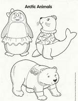 Animali Preschoolers Squish Polari sketch template