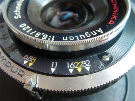 rangefolder cameras engrave  aperture scale
