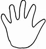 Hands Coloring Clipart Hand Outline Handprint Printable Praying Template Pages Clip Color Colouring Children Handprints Child Large Cliparts Wash Library sketch template