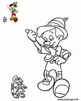 Coloriage Pinocchio Jiminy Criquet Dessin Imprimer sketch template