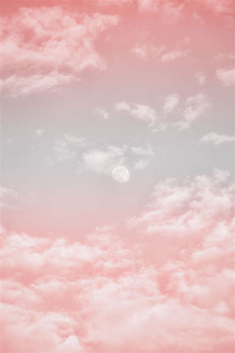 clouds pink aesthetic wallpapers wallpaper cave