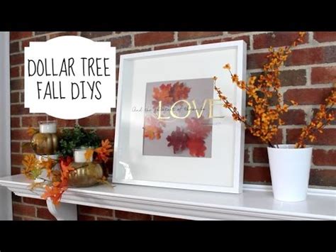 dollar tree fall diys fall decor  youtube