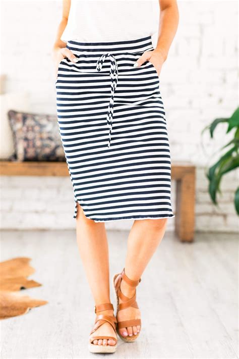striped knit skirt striped knit knit skirt modest outfits