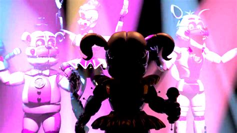 brightened scene from the fnaf sl trailer by kittenlover75 on deviantart