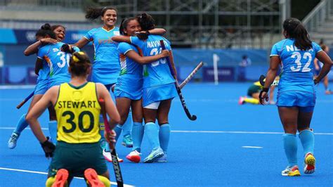 Tokyo Olympics Indian Women Tame Mighty Australia March Into Hockey