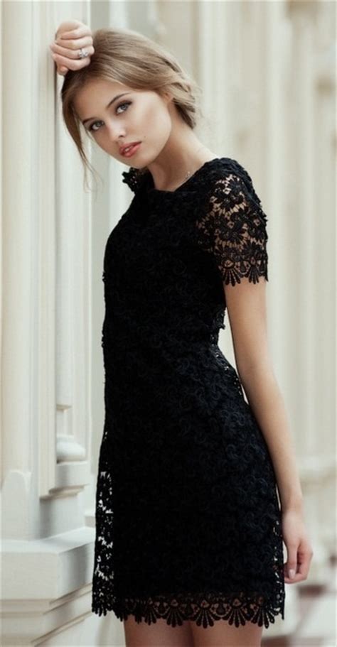 top 25 short black lace dresses 2021