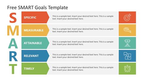 smart goals powerpoint template slidemodel