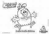 Coloring Chicken Quiet Lottie Dottie Pages Sheet Colouring Getdrawings Getcolorings sketch template
