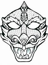Coloring Mask Pages Dragon Tiki Face Pj Tribal Template Printable Color Print Getcolorings Spiderman Getdrawings Masks Drawing Colouring African Colorings sketch template