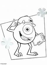 Inc Coloring Monsters Pages Boo Color Printable Getcolorings Print sketch template