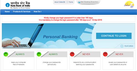 Sbi Personal Login And Transfer Money Online To Other Bank
