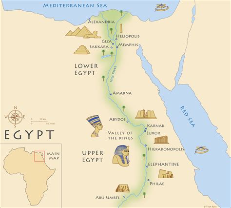 printable map  egypt