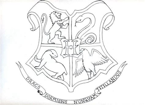 ravenclaw coloring pages harry potter ravenclaw crest coloring page