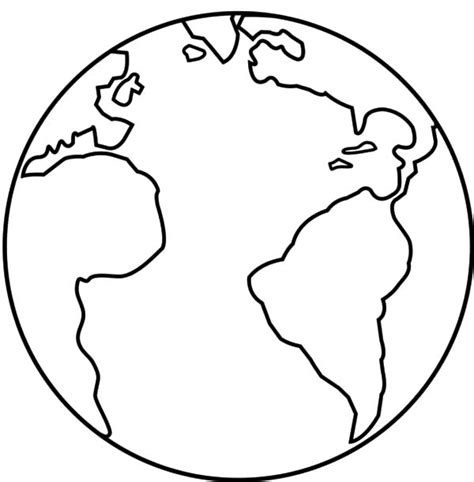 easy    pics  earth coloring page color earth coloring