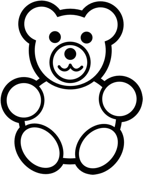 gummy bear coloring pages clipart