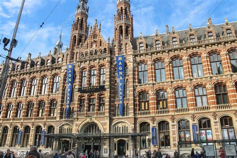 shopping center magna plaza  amsterdam  netherlands stock editorial photo  nicknickko