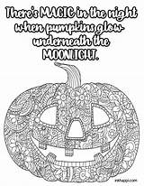 Coloring Halloween Pages Sayings Inkhappi Fun Below Click sketch template