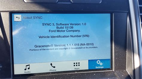ford sync  version