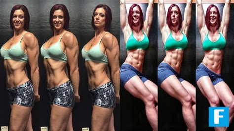 Sarah Varno Bodybuilder Arm Back And Six Pack Abs